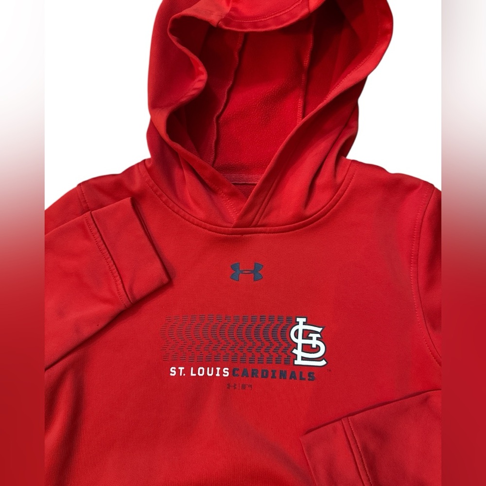 St Louis Cardinals Under Armour Cold gear Hoodie Red Youth XL Boys Baseball MLB